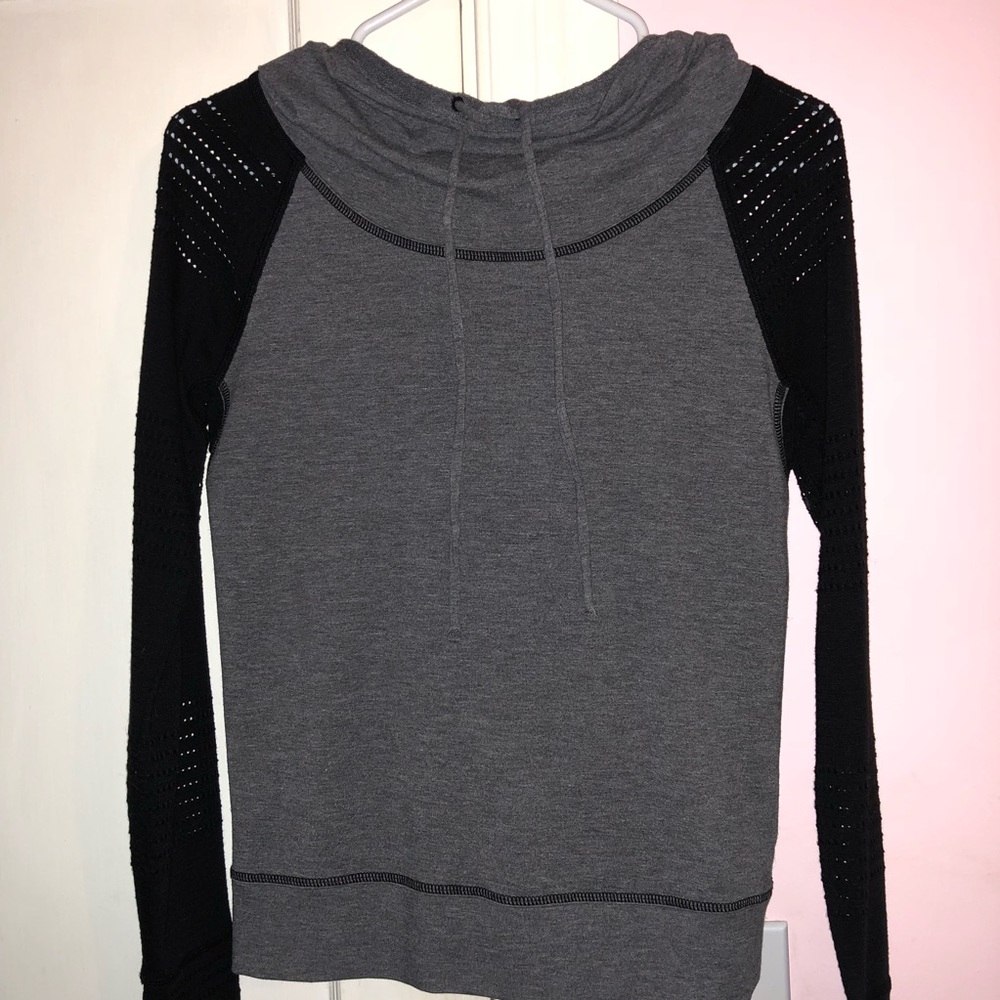 Athleta Charcoal Limitless Pullover Hoodie - Picture 6 of 8